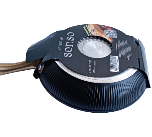 Сковорода GT-2800-20 Senso 20х4.3см. Gusto