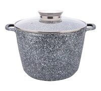 Каструля GT-2604-28/1 покриття CERAMIC SNOW (28x20cм) 10л Gusto