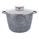Каструля GT-2604-28/1 покриття CERAMIC SNOW (28x20cм) 10л Gusto