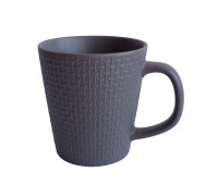 Чашка VT-P-3340GT Gray Texture Vittora 340 мл
