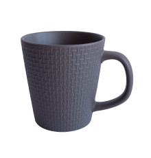 Чашка VT-P-3340GT Gray Texture Vittora 340 мл