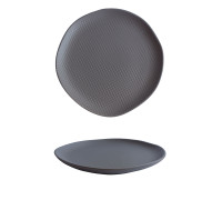 Тарелка обеденная VT-P-1265GT Gray Texture Vittora 265 мл