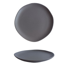 Тарілка обідня VT-P-1265GT Gray Texture Vittora 265 мл