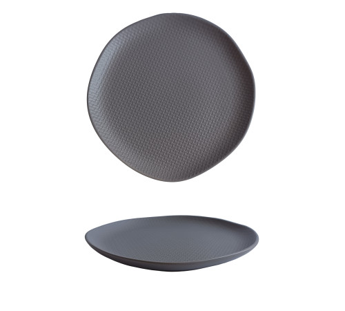 Тарілка обідня VT-P-1265GT Gray Texture Vittora 265 мл