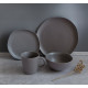 Тарілка обідня VT-P-1265GT Gray Texture Vittora 265 мл
