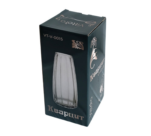 Ваза скляна VT-V-0015 Кварцит 22.2см Vittora