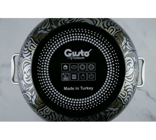 Кастрюля GT-T-220-М Лунное сияние Premium 20 см 4 л Gusto