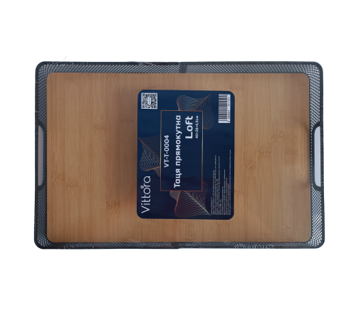 Таця прямокутна VT-T-0004 Loft 40х26х4.5см, Vittora