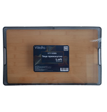 Таця прямокутна VT-T-0005 Loft 49.5х29.5х4.5см, Vittora