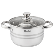 Каструля GT-1502-22 FORCE MATTE 22см, 4.7 л Gusto