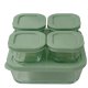 Набір харчових контейнерів скляних VT-161011 Element Green 5 предметів Vittora
