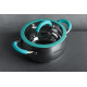 Кастрюля PR-1110-22 Apple Mint Крышка с силиконовым ободком 22 см 5 л PEPPER