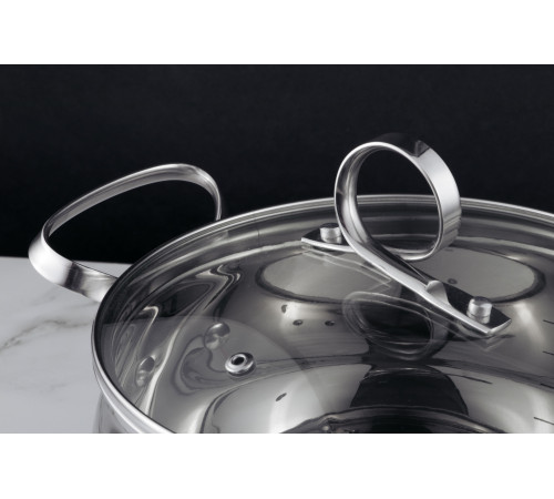 Кастрюля PR-1200-16 BASIL PEPPER 16 х 9.5 см 2.2 л            