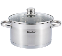 Каструля GT-1105-22 PLANO 22 см 4.4 л Gusto