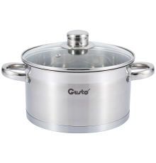 Кастрюля GT-1105-24 PLANO 24 см 5.7 л Gusto