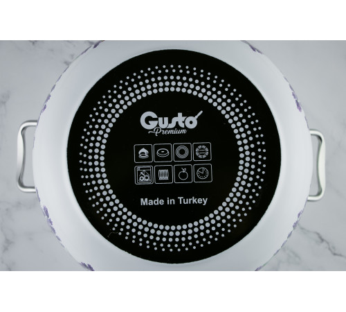 Кастрюля GT-T-222-BL Корзина Лаванды Premium 22 см 5.1 л GUSTO