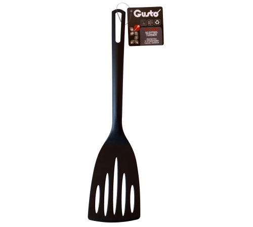 Лопатка кухонная с отверстиями GT-5203 черная GUSTO