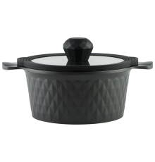 Кастрюля BLACK ICE PR-6002 GREBLON C2 2.5л PEPPER