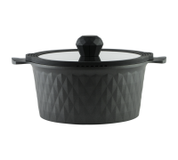 Кастрюля BLACK ICE PR-6003 GREBLON C2 4.4л PEPPER