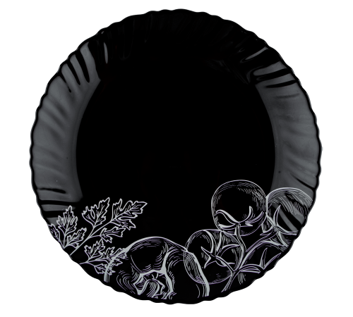 Салатник V-155Bvs Овощной этюд black Vittora 155 мм            