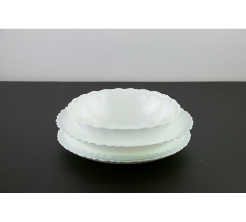 Салатник V-225W Blanco wave Vittora 225 мм            