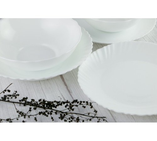 Салатник V-250W Blanco wave Vittora 250 мм            