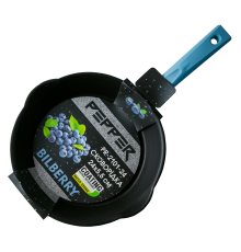 Сковорода BILBERRY PR-2101-26 покрытие MegaStone 260х55 мм PEPPER