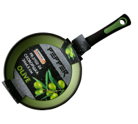 Сковорода OLIVE PR-2102-20 покрытие GREBLON C2 200 x 40 мм PEPPER