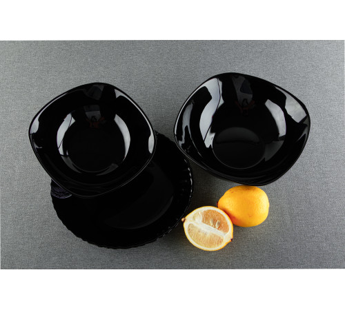 Тарелка десертная Black Square V-215Sbl Vittora 215 мм