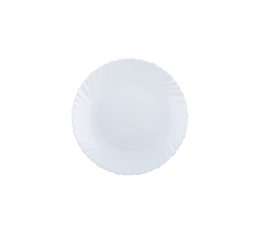 Тарелка обеденная V-220W Blanco wave Vittora 220 мм            