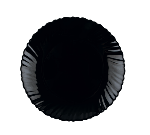 Тарелка обеденная V-220WBL Black wave Vittora 220 мм            