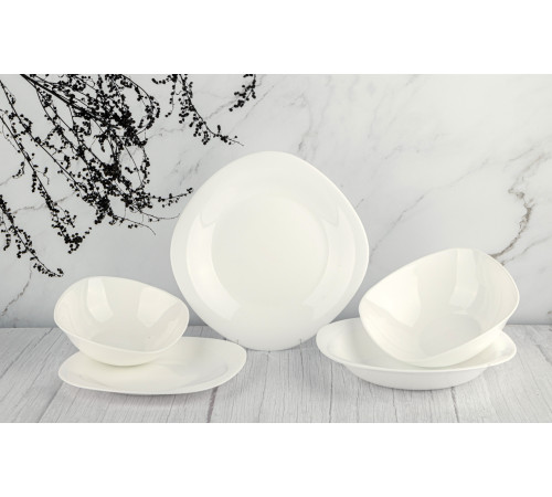 Тарелка обеденная V-240S Blanco square Vittora 240 мм            