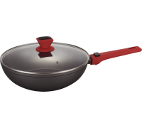 PEPPER PR-2211 Сковорідка Агат зі з'ємною ручкою і кришкою (greblon C2) 280x80 мм