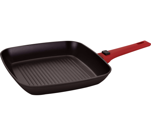 PEPPER PR-2209 Сковорода гриль Агат со съемной ручкой (greblon C2) 24x24 см