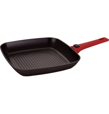 PEPPER PR-2210 Сковорода гриль Агат со съемной ручкой (greblon C2) 28x28 см