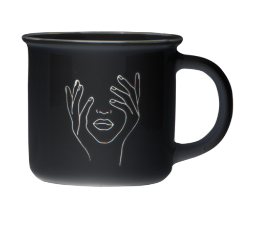 Чашка Lady in black VT-C-513370 Vittora 370 мл