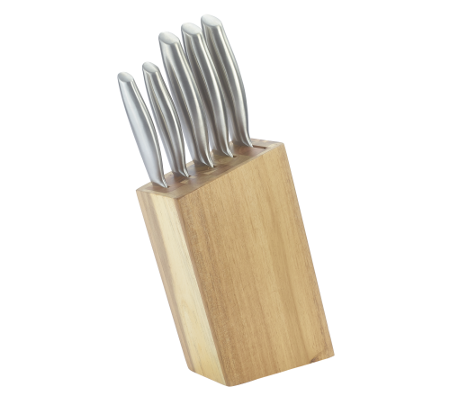 Набор ножей PR-4104 Metal Block PEPPER 6 пр.