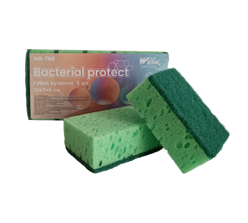 Губка кухонная Bacterial protect WR766 WERK