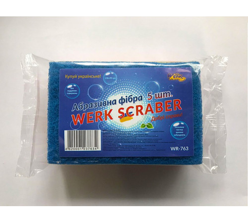 Абразивная фибра Scraber 5 шт WR763 WERK