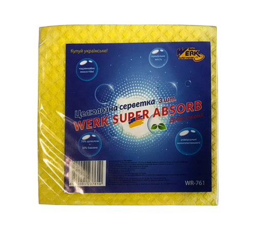 Целлюлозная салфетка Super Absorb 3 шт WR761 WERK