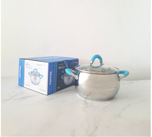Кастрюля PR-1112-18 BELL 18 см 2.6 л PEPPER