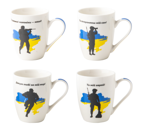 Чашка VT-C-173340 Айвори Мужественность 340 мл Vittora
