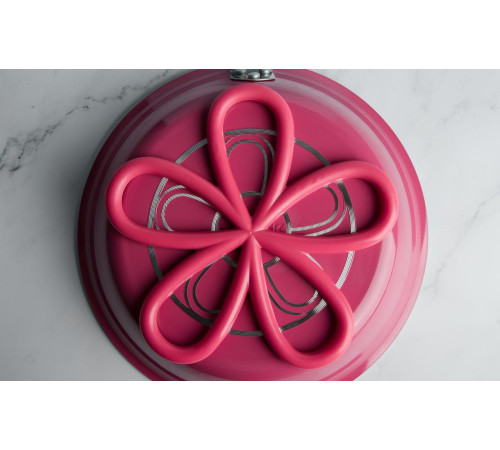 
Сковородка PR-2106-22 PINK FLOWER 22x4,8 cм (+подставка), PEPPER            