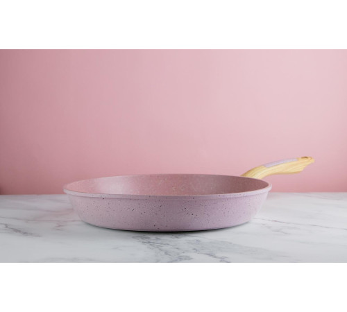 
Сковородка PR-2112-22 'CANDY' PINK (дерев. ручка) 22x4,5 cм, PEPPER            