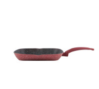 Сковородка Гриль PR-2110-28 'CHERRY' LAVA-STONE 28x28 cм, PEPPER