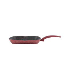 Сковородка Гриль PR-2110-28 'CHERRY' LAVA-STONE 28x28 cм, PEPPER