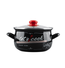 Кастрюля GT-T-120-LCB Lets cook черная 20 см 4 л GUSTO
