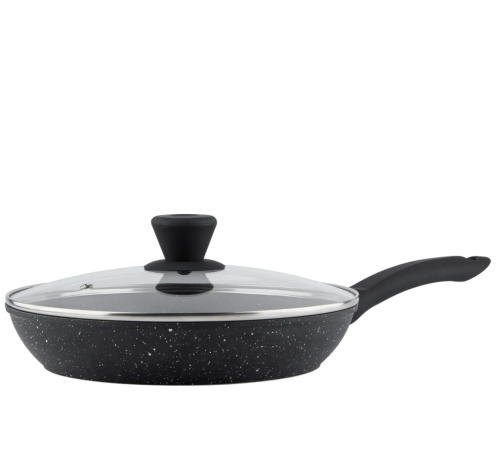 
Сковорода с крышкой GT-2307-24 Galaxy покрытие MARBLE 24 см Gusto            