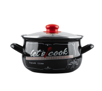 Каструля GT-T-122-LCB Lets cook чорна 22 см 5.1 л GUSTO