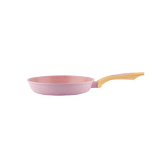 Сковородка PR-2112-28 "CANDY" PINK (дерев. ручка) 28x5,0 cм, PEPPER